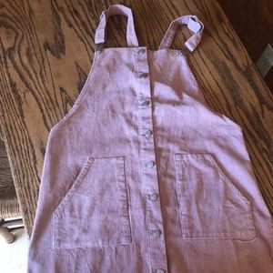 Corduroy overall jumper